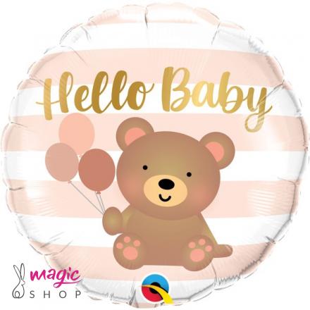 Balon hello baby medvedek