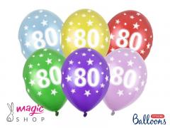 Baloni za 80. rojstni dan 6 kom