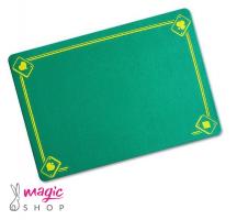 Zelena podloga z asi za karte in trike 40x28 cm