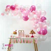 Lok iz balonov pink