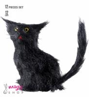 Črn maček 12 cm