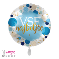 Balon vse najboljše moder