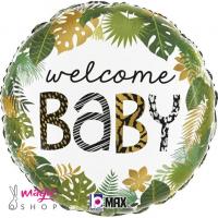 Balon welcome baby jungle