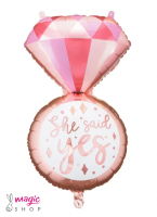 Balon she said yes prstan