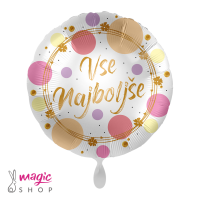 Balon za rojstni dan pisane pike