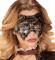 Maska krinka steampunk bronz