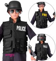 Otroški brezrokavnik SWAT/FBI