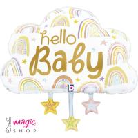 Balon hello baby oblaček 71 cm