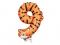 Balon za deveti rojstni dan tiger 87 cm