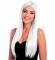 Bela blond dolga lasulja