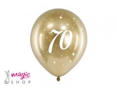 Zlati krom baloni za 70 let