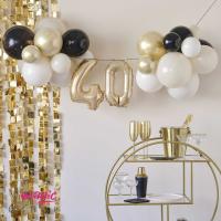 Set z baloni za 40. rojstni dan