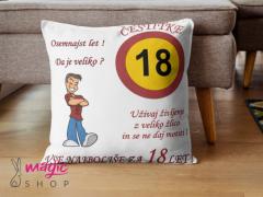 Blazina za 18. rojstni dan