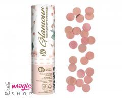 Strelec konfetov rose gold 15 cm