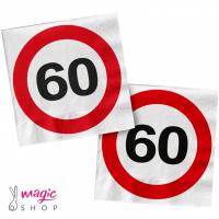 Serviete prometni znak 60