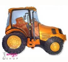 Balon oranžen traktor