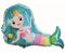 Balon morska deklica 66 cm
