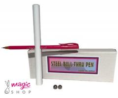 STEEL BALL THRU PEN small
