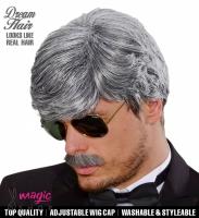 Moška siva lasulja Dream hair