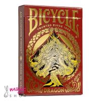 Karte Bicycle RED DRAGON GOLD