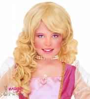 Otroška blond lasulja za princesko B6291