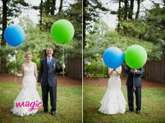poročni velikanski baloni