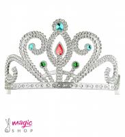 Krona srebrna tiara 01055