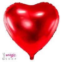Balon rdeče srce folija 45 cm