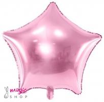 Balon roza zvezda roza 45 cm