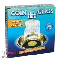Kovanec skozi kozarec - Coin thru glass