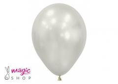 Silk oyster white baloni 12 kosov 30 cm