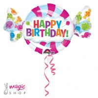 Balon Happy Birthday bonbon 100cm