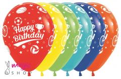 Baloni Happy birthday ŠPORT 25 kom