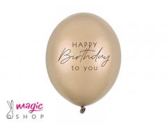 Baloni Happy Birthday gold 6 kosov