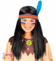 Otroška lasulja indijanec