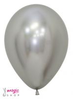 Pearl srebrni baloni 50 kom 30 cm 