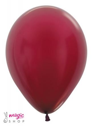 Bordo rdeči metalik baloni 50 kom 30 cm