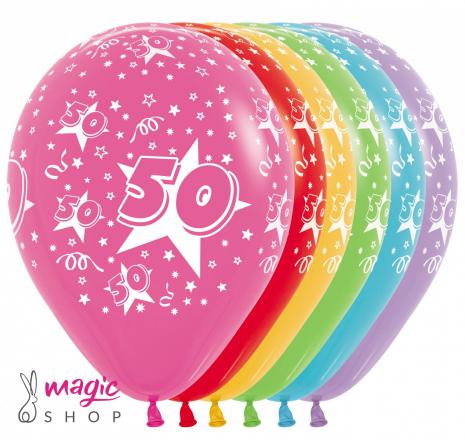 Baloni za 50. rojstni dan 25 kom
