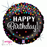 Balon happy bday pike 45 cm