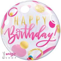 Bubble balon za rojstni dan ROZA