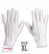 Bele rokavice XL