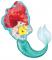 Balon morska deklica Ariela 86 cm