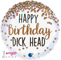 Balon Happy birthday dick head