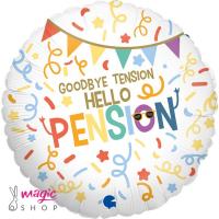 Balon bye tension hello pension