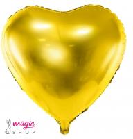 Balon zlato srce 45 cm