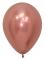 Rose gold chrome baloni 28 cm 6 kosov