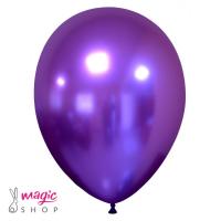 Vijolični chrome baloni 28 cm 6 kom