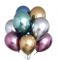 Chrome baloni mix barv 6 kosov 30 cm