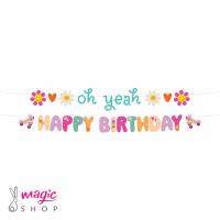 Viseč napis HAPPY BDAY girl