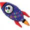 Balon za rojstni dan RAKETA 102 cm